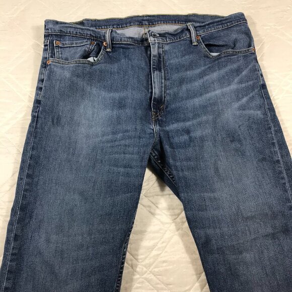 Levis 505 blue jeans 42X32‎ - Picture 2 of 5